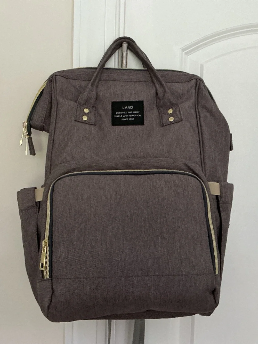Mommy & Baby Bag By land. New Without Tags. Lots Of Compartments Diaper Bag